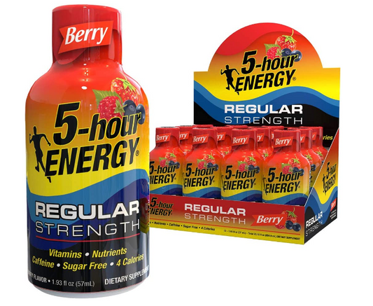 5 Hours Energy Berry  Regular Strength  12ct