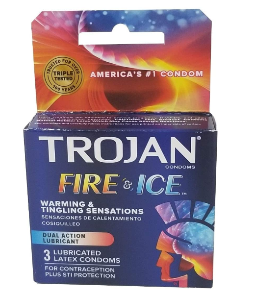 Trojan Condom Fire & Ice 6CT