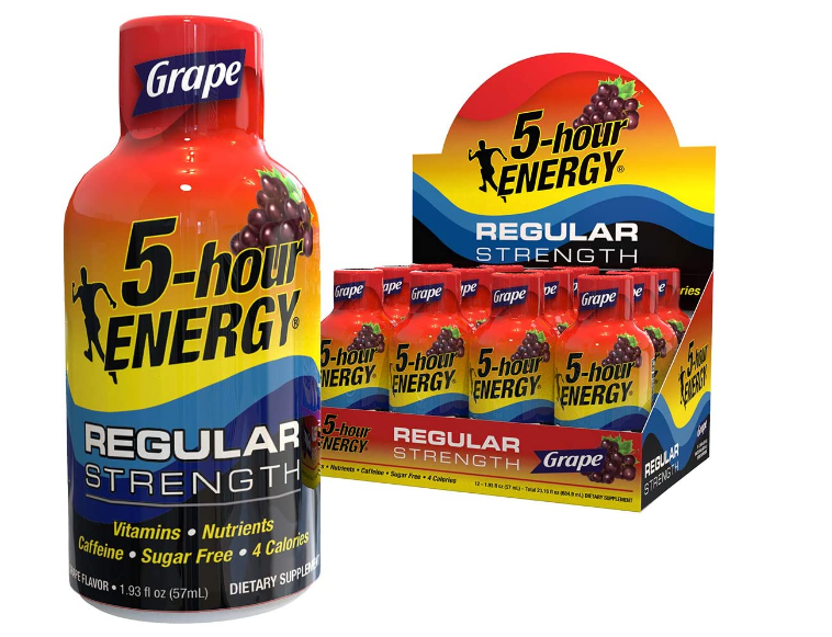 5 Hours Energy Grape Regular Strength 12ct