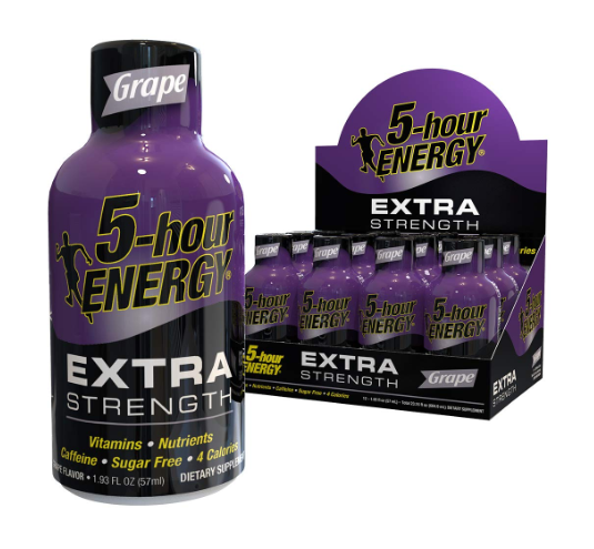 5 Hours Extra Strength Grape 12ct