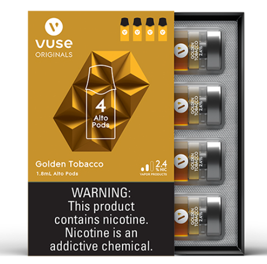 VUSE GOLDEN TOBACCO 4PODS PACK