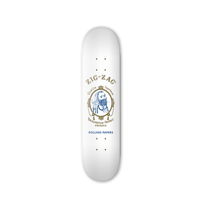 ZIG ZAG SKATEBOARD WHITE