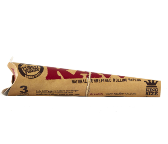 RAW CONE CLASSIC KING SIZE  32 PACKS PER BOX