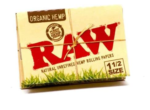 RAW ORGANIC PAPER 1-1/2   25 PER BOX