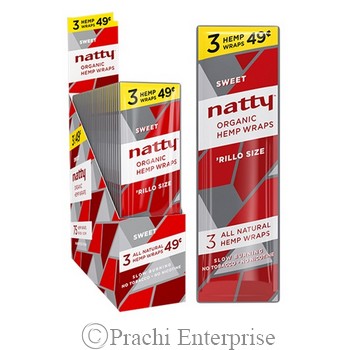 natty Organic Hemp wraps Sweet 3Wraps